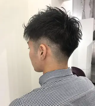 ショート カラー パーマ メンズ メンズ縮毛矯正 細谷碧海のヘアスタイル