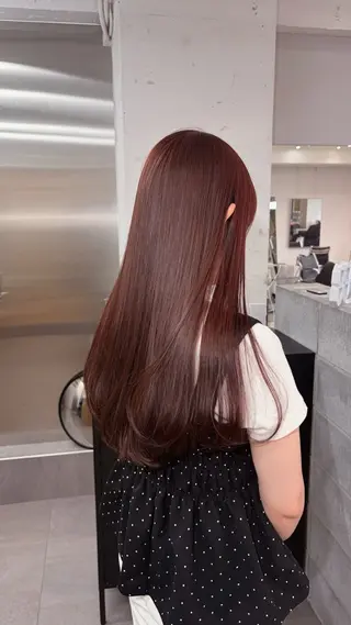 ロング カラー 🏹MIYU¦抜け感 ×柔らかカラーのヘアスタイル