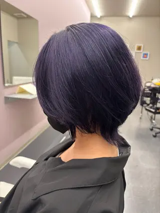 ミディアム ［ステレオ知立］岡田 ウルフ✂️のヘアスタイル