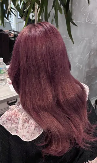 ロング カラー Kayo🐬 /ピンク系カラー🎀のヘアスタイル