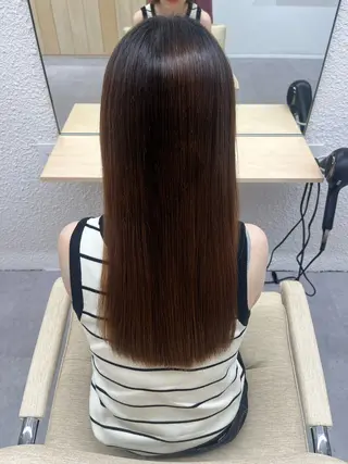 ひな‪‪︎/暖色 柔color🌷のヘアスタイル