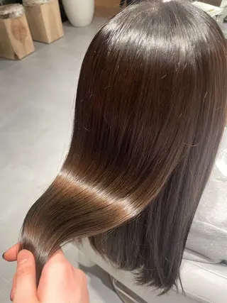 ロング カラー 清水 翔太のヘアスタイル