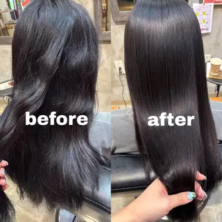 ロング 似合わせレイヤー/ Wカラー🧸こころのヘアスタイル