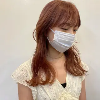 ロング カラー ヘアアレンジ MOE /Zina横浜2ndのヘアスタイル