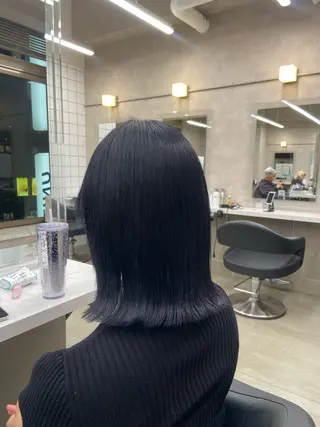 ミディアム カラー ヘアアレンジ Over hair_ misakiのヘアスタイル