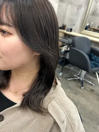 ミディアム sunny side 大名　りょう👸🏼のヘアスタイル