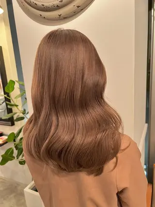 ロング カラー ヘアアレンジ 【髪質改善】カラー 韓国ヘア🎀RISAのヘアスタイル