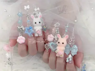 ネイル MoMoA Nail ネイル長さ出し専門店のネイルデザイン