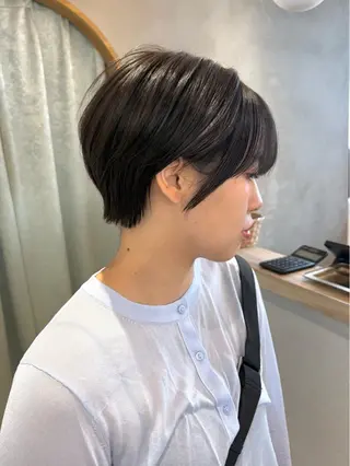 ショート オリーブベージュ/ボ ブレイヤーたまき🧡のヘアスタイル