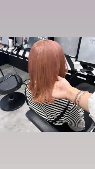 ミディアム 縮毛矯正・髪質改善 特化 出納 直起のヘアスタイル