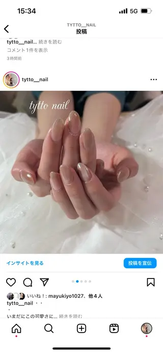 ネイル tytto nail ❤︎eriのネイルデザイン