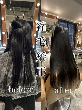 ロング カラー パーマ 縮毛矯正/ ✨艶髪/芦川優磨のヘアスタイル