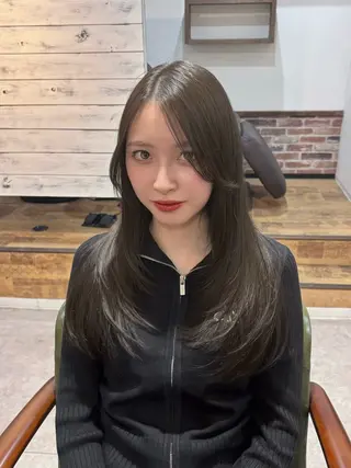 ロング カラー &.越冨 レイヤー/ 顔周り特化/髪質改善のヘアスタイル