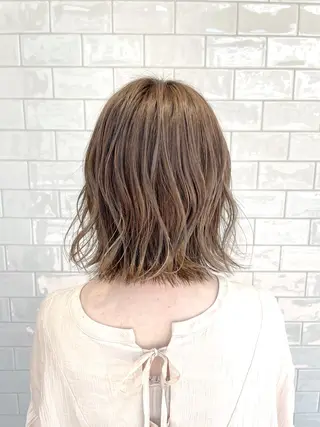ミディアム 💎透明感カラー💎 ナチュラルテイストのヘアスタイル