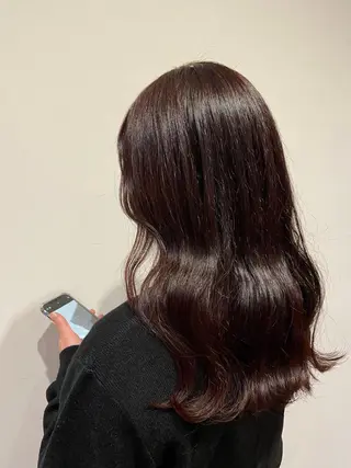カラー 鳥本かりん／ パーマモデル募集のヘアスタイル