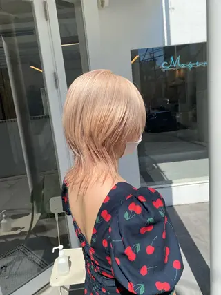 ショート カラー ハイトーン×似合わせ 🌱中川慎之介のヘアスタイル