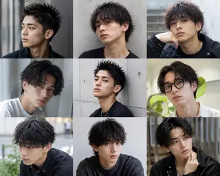 カラー パーマ ミディアム メンズ 横川/髪質改善/ メンズパーマ特化吉良のヘアスタイル