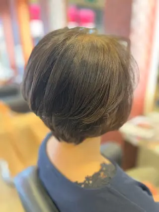 ショート カラー 織田 英之のヘアスタイル