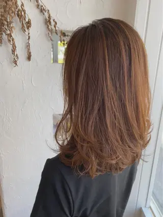 セミロング カラー パーマ ヘアアレンジ メンズ ネイル 豊橋美容院 ソンリエのヘアスタイル
