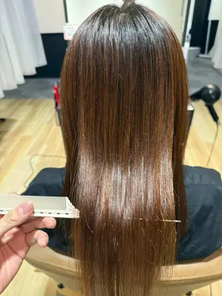 ロング たなかまなか 髪質改善のヘアスタイル