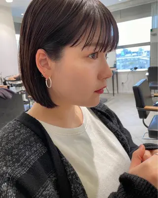 ショート カラー 村上雅人 ナチュラルモードのヘアスタイル