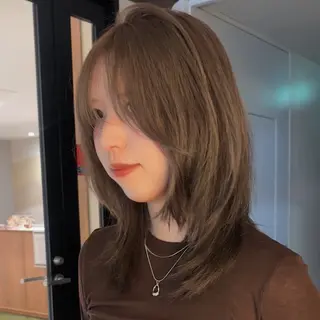 ミディアム ume RUKAのヘアスタイル
