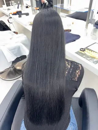ロング カラー 藍斗│モテ透明感× 顔周りレイヤー🫧のヘアスタイル