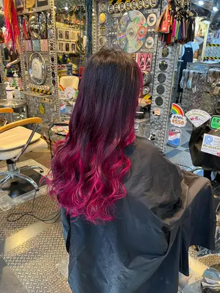 ロング カラー KOYA コヤのヘアスタイル