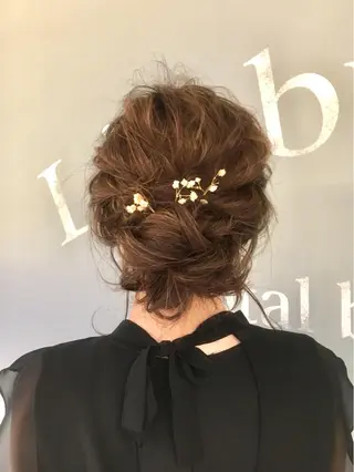 ミディアム 江原 彩華のヘアスタイル