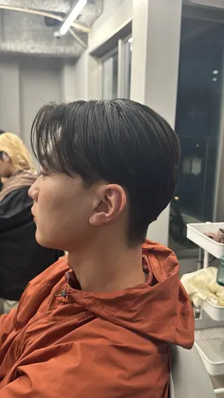 ミディアム メンズ 博多メンズパーマ特化 ベップハルキのヘアスタイル