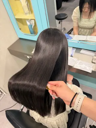 ロング 北新地/縮毛矯正 /あやなのヘアスタイル