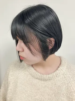 ショート fumika推しカラ ー/デザインカラーのヘアスタイル