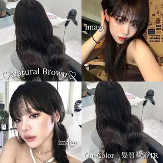 ロング カラー ブリーチなし特化 美容師💖SAE💖のヘアスタイル
