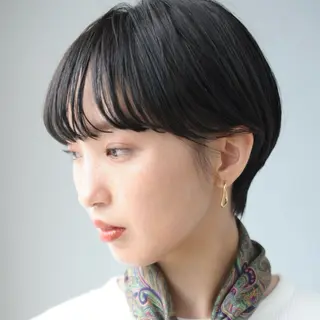 ショート カラー ショート〜ボブ✂︎ 武蔵小杉 南澤佑介のヘアスタイル