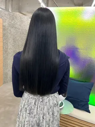 セミロング カラー パーマ ヘアアレンジ 【ヘアケア特化型】 newi天王寺のヘアスタイル