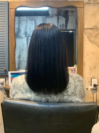 セミロング repose日本橋 室町のヘアスタイル