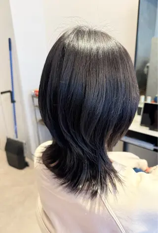 ミディアム 高石 乃愛のヘアスタイル