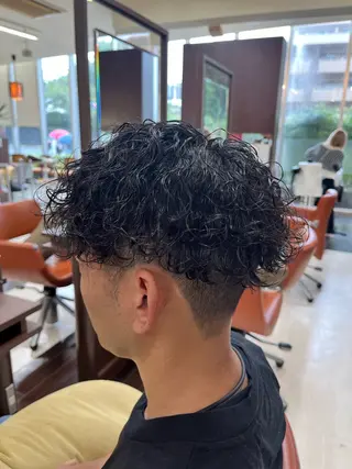 ショート パーマ メンズ 🧊メンズ特化🧊 高木航希のヘアスタイル