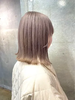 カラー 🍎ブリーチカラー 🍎KUREA🍎のヘアスタイル