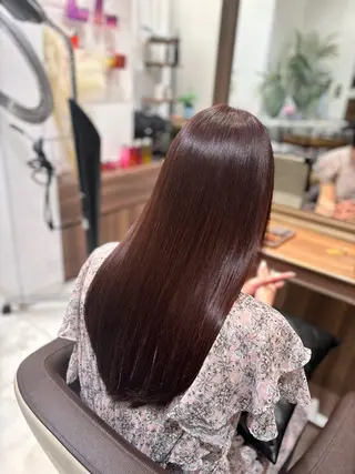 ロング カラー ゆるふわパーマ🌸/ ハイトーン/あゆみのヘアスタイル