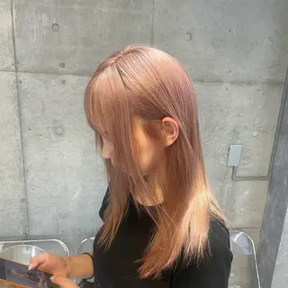 カラー 透明感カラꕀ꙳ 𝐤𝐢𝐤𝐤𝐚のヘアスタイル
