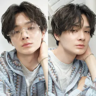 パーマ メンズ ラフメンズパーマ ✨メンズカット吉田のヘアスタイル