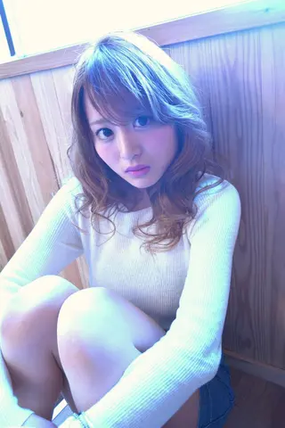 セミロング カラー パーマ ヘアアレンジ belle chambreイブカのその他イメージ