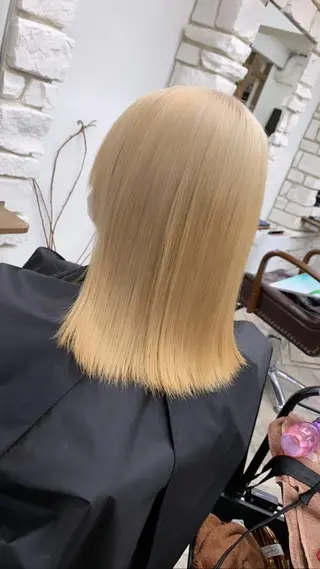ミディアム カラー Sherry大国町 HIKARUのヘアスタイル