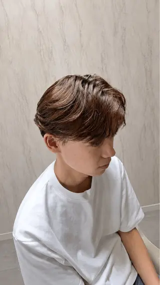 ミディアム カラー メンズ 【メンズ特化】池袋 韓国スタイル飯塚のヘアスタイル
