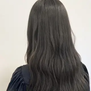 ロング カラー 縮毛矯正/ワンカラー モデル募集🫧田村のヘアスタイル