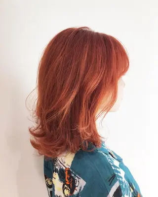 ミディアム カラー 🍊新宿南口🍊 ERINAのヘアスタイル