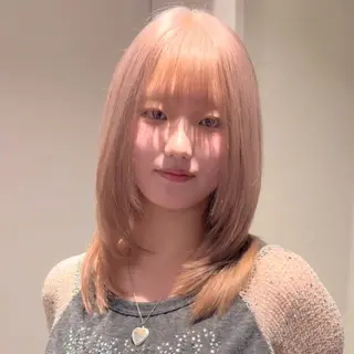 ミディアム カラー 💎ブリーチ特化💎 リタッチ/RYUTOのヘアスタイル