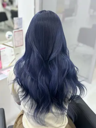 ロング カラー 🖤ハイトーンカラ ー🖤/ここなのヘアスタイル