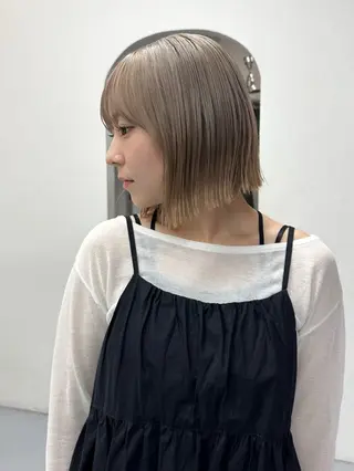 カラー 🎀可愛いボブ🎀 cashel天文館のヘアスタイル